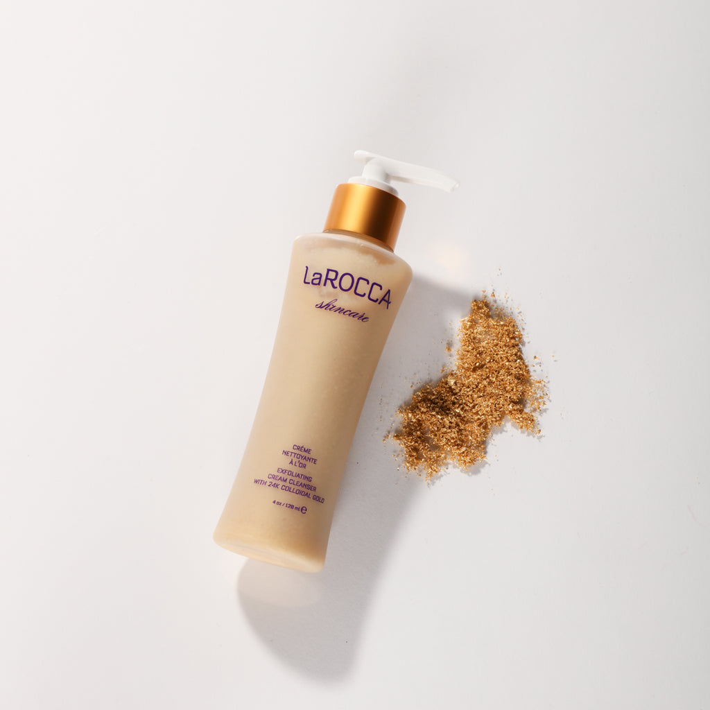 Exfoliating Cream Cleanser with 24K Gold